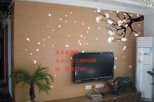 电视背景墙绘1