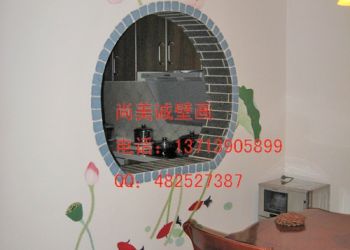 餐厅墙绘