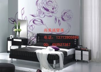 卧室墙绘