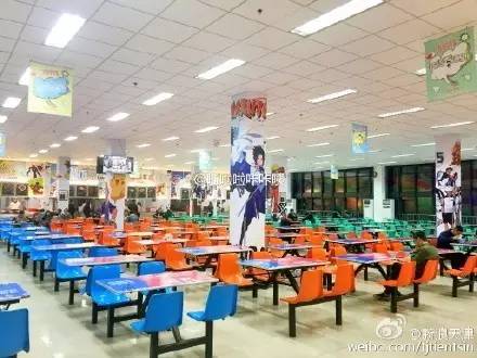 天津工业大学惊现"二次元食堂" 萌你一脸卡通饭